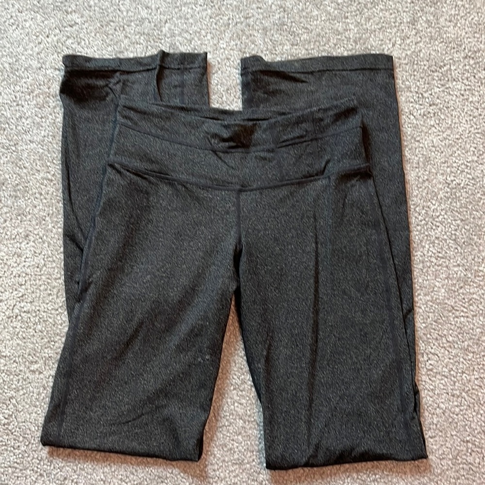 prAna Gray Flare Yoga Pants